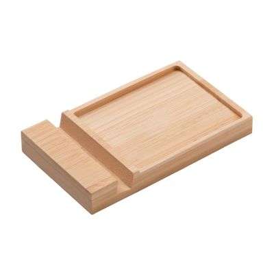 Подставка для ручек и телефона Fika, натуральный/серый-6