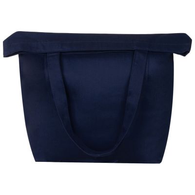 Сумка с широким дном и боками, синий-3