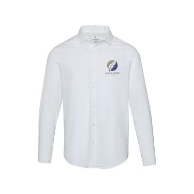 Carnelian мужская рубашка из поплина - Белый-4