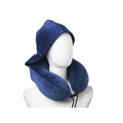 Подушка с эффектом памяти, с капюшоном Dream Hood, синий-5