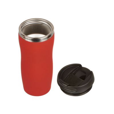 Термокружка Double wall mug C1, soft touch, 350 мл, красный-1