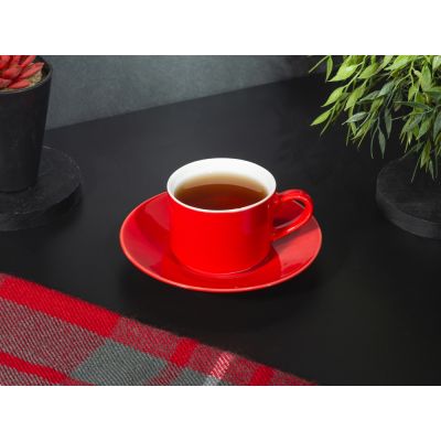 Чайная пара прямой формы Phyto, 250мл, красный-5