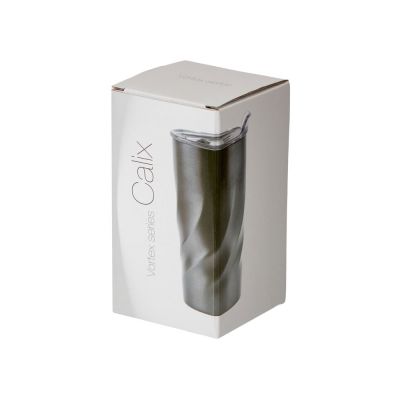 Вакуумная термокружка с медной изоляцией Calix, 400 мл, серый-6