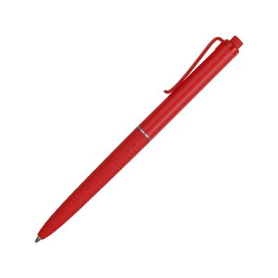 Ручка пластиковая soft-touch шариковая Plane, красный-2