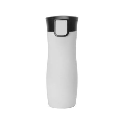 Вакуумная термокружка с кнопкой Streamline, Waterline, soft-touch, серый-4