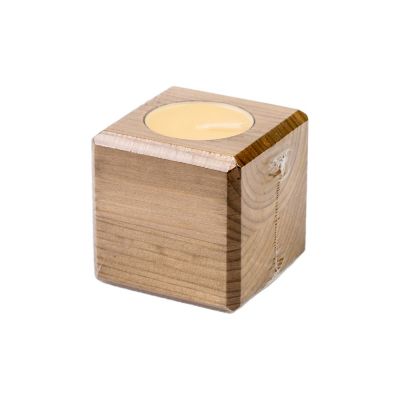 Свеча в декоративном подсвечнике, орех, манго-2