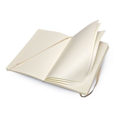Записная книжка Moleskine Classic Soft (в линейку), Large (13х21см), бежевый-3