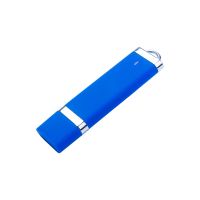 USB-флешка на 64 ГБ с покрытием soft-touch Орландо, синий