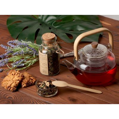 Сокочай чёрный Имбирь, Лаванда и Мята Стекло 50г-3