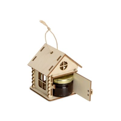 Подарочный набор Варенье в домике, вишневое варенье 25 мл-0