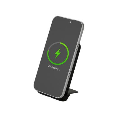 Беспроводной внешний аккумулятор с подсветкой лого и подставкой Magflash, 10000 мАч, 15 Вт, черный-12