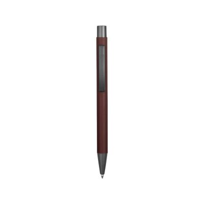 Ручка металлическая soft-touch шариковая Tender, бургунди-1