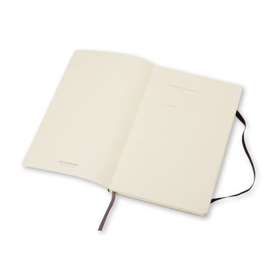 Записная книжка Moleskine Classic Soft (нелинованный), Large (13х21см), черный-4