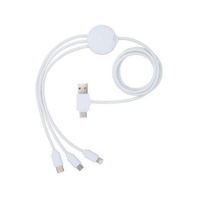 Зарядный кабель 5-в-1 с противобактериальной присадкой Pure-1