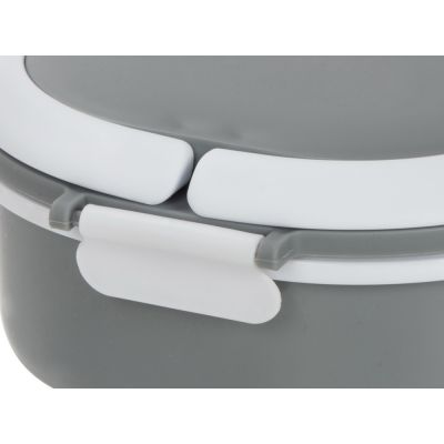 Ланч-бокс Hotty 750 мл для микроволновой печи, серый/белый-9