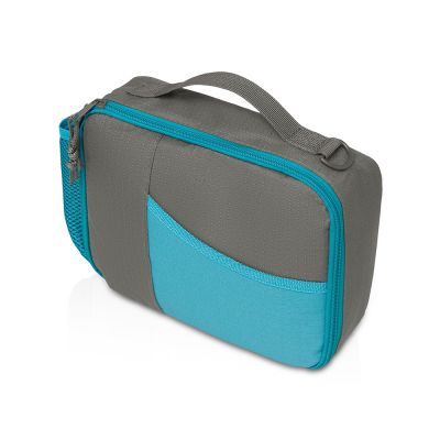 Изотермическая сумка-холодильник Breeze New для ланч-бокса, серый/голубой-0