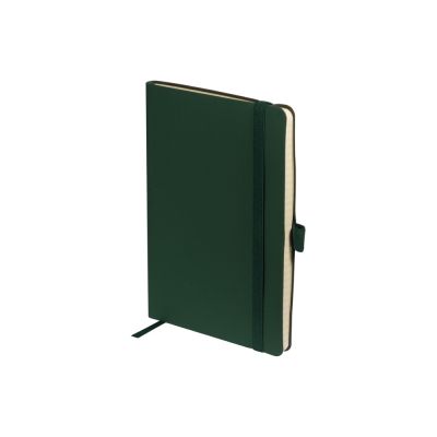 Блокнот А5  City Flex на резинке, зеленый-1