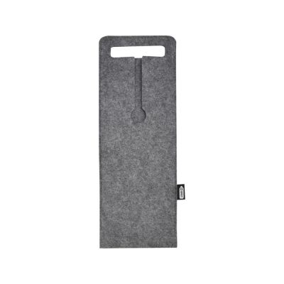 Felta Мешок для вина из переработанного фетра, сертифицированного согласно GRS, емкостью 75 мл - средне-серый-1