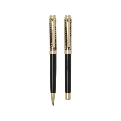 Legato набор из шариковой и перьевой ручки - Золотой-1