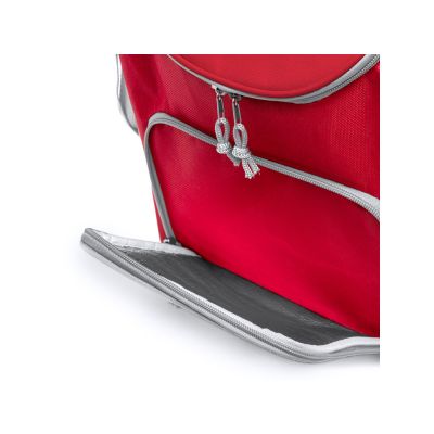 Сумка-холодильник BAYONA из полиэстера 600D, красный-3