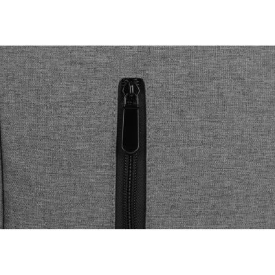 Сумка для ноутбука Wing с вертикальным наружным карманом, серый-8