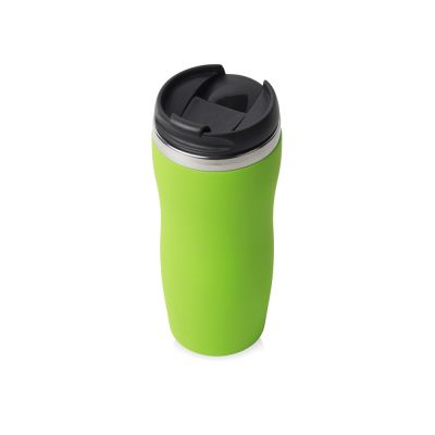 Термокружка Double wall mug C1, soft touch, 350 мл, зеленое яблоко-0