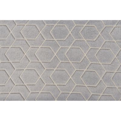 Светящийся в темноте плед Lattice серый-2