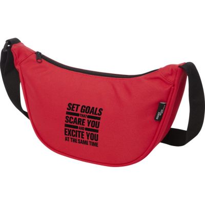 Byron поясная сумка из переработанных материалов объемом 1,5 л - Красный-4