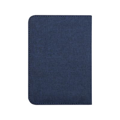 Ross Держатель паспорта с RFID-защитой из переработанного PET-пластика, сертифицированного согласно GRS - navy-2
