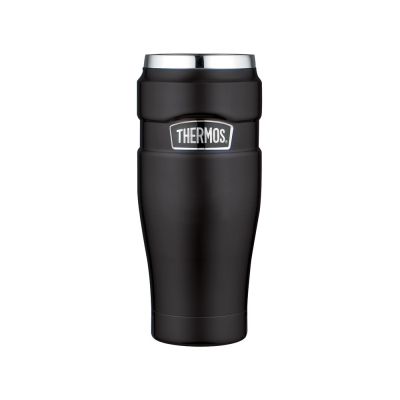 Кружка-термос из нерж. стали тм THERMOS SK1005BK (Matte Black) 0.47L, черный-4