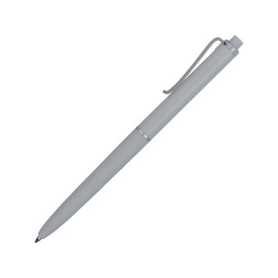 Ручка пластиковая soft-touch шариковая Plane, серый-2