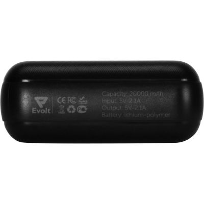 Портативное зарядное устройство Elec, 20000 mAh, черный-6