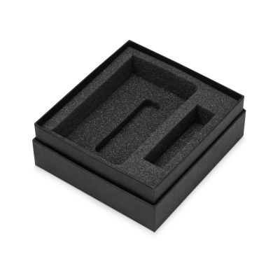 Подарочный набор To go с блокнотом и зарядным устройством, синий-3