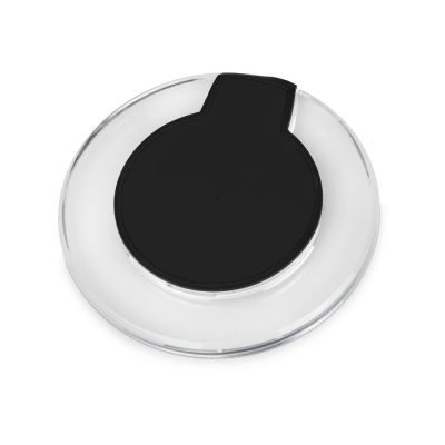 Беспроводная зарядка Pod со светодиодной подсветкой, черный-0