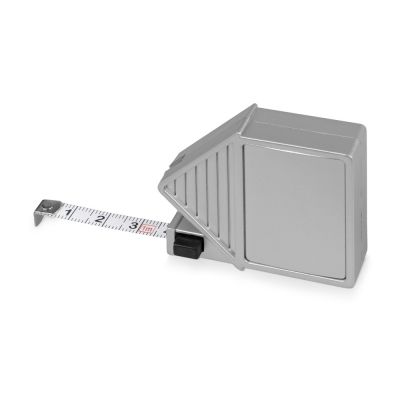 Брелок-рулетка Домик, 1 м., серебристый-1