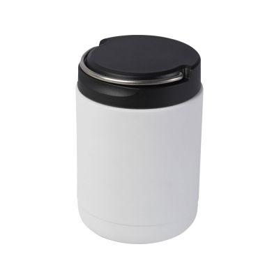 Пищевой контейнер Doveron объемом 500 мл из переработанной нержавеющей стали, белый-0