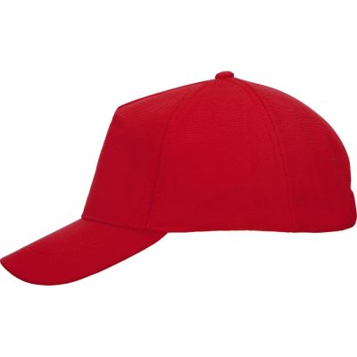 Бейсболка из структурной ткани Fargo, красный-2