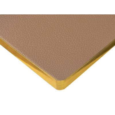 Еженедельник недатированный А6 Total beige с нашивкой, бежевый-4