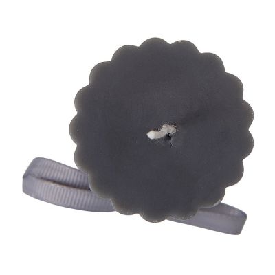 Набор свечей с гранями Vela, темно-серый, белый-16