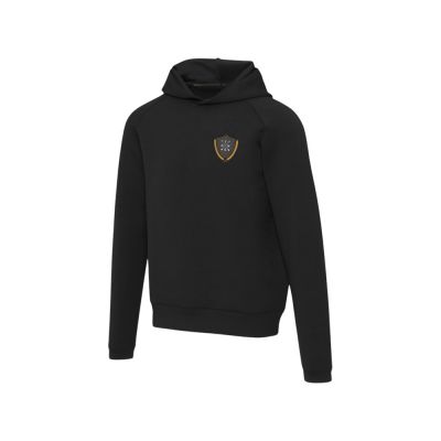 Danali унисекс интерлок спортивная толстовка - Сплошной черный-4