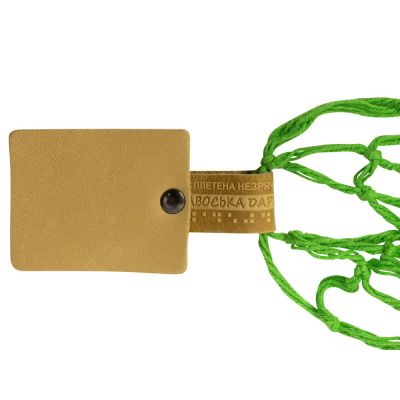 Авоська Dream L наплечная 25 литров с кожаными ручками, яблоко (9)-4