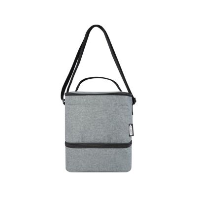 Tundra, сумка-холодильник из переработанного PET-пластика, для обеда, на 9 банок, серый яркий-1