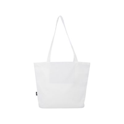 Panama эко-сумка на молнии из переработанных материалов по стандарту GRS объемом 20 л - Белый-2