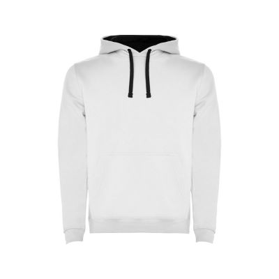 Толстовка с капюшоном Urban мужская, белый/нэйви-0