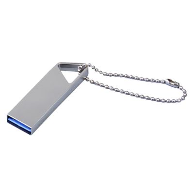 USB 2.0-флешка на 64 Гб с мини чипом, компактный дизайн, отверстие треугольной формы для цепочки-0