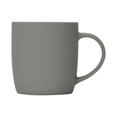 Кружка с покрытием soft-touch Dalgona, серый-1