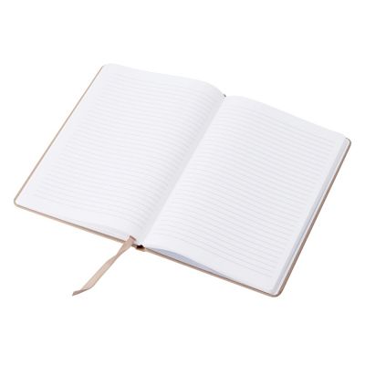 Блокнот из крафта и каменной бумаги А5 Fleekstone, твердая обложка, крафтовый-3