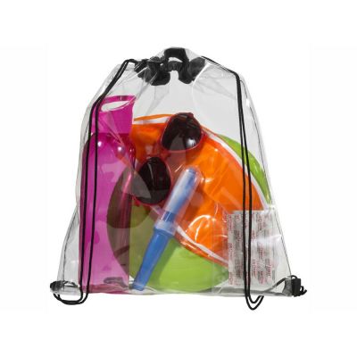 Рюкзак Lancaster, прозрачный/черный-2