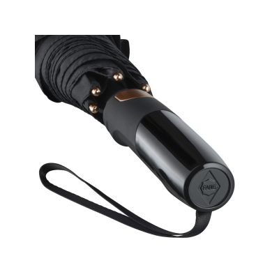 Зонт-трость 7399 Alugolf полуавтомат, черный/медный-8