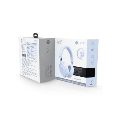 Беспроводные наушники HIPER SILENCE ANC HX3, белый-5